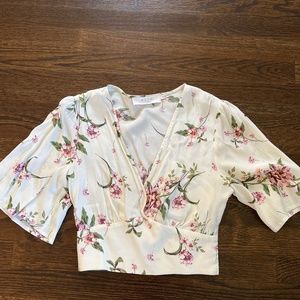 ASTR the label cropped blouse